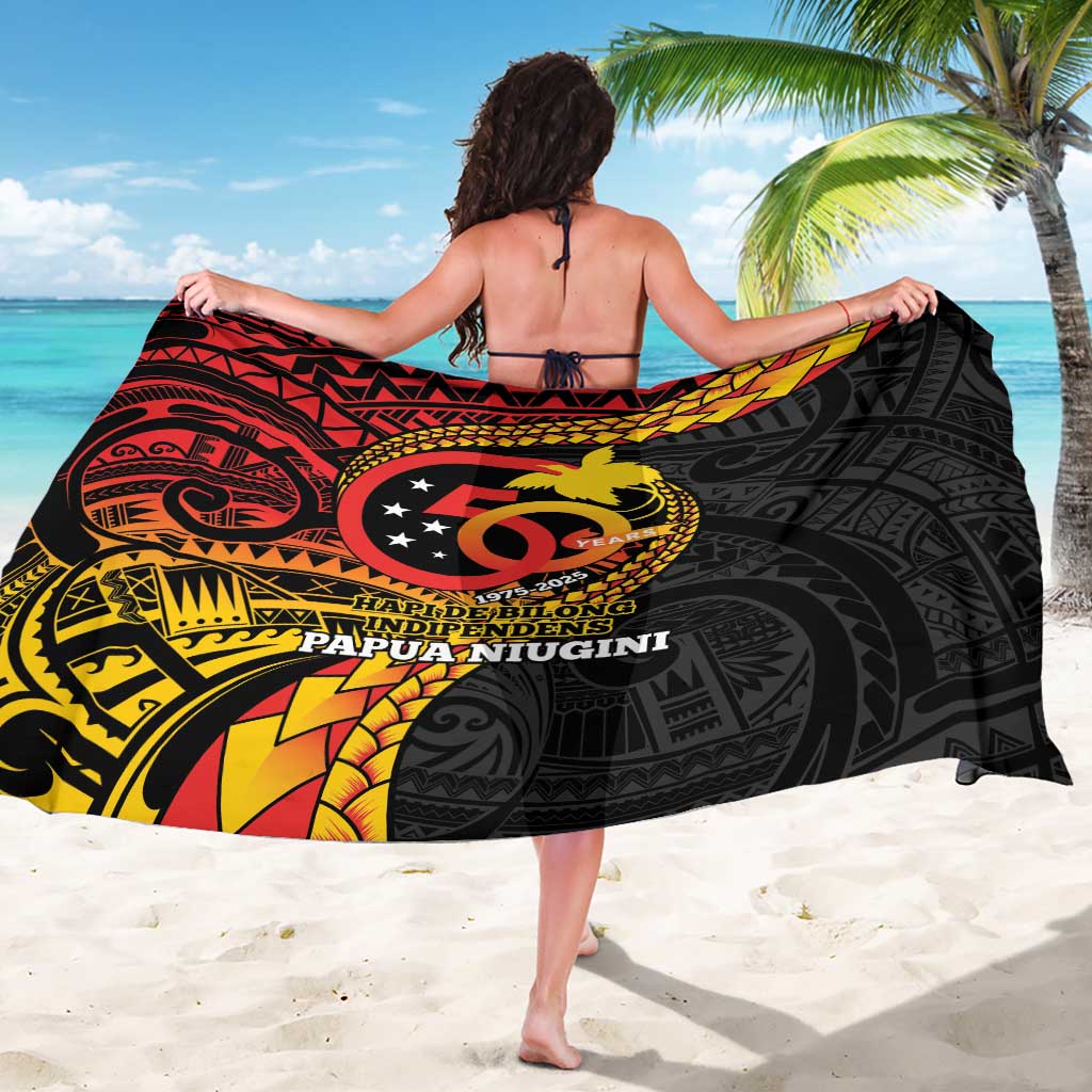Papua New Guinea Tribal Tattoo Sarong 50th Independence Anniversary LT9 - Polynesian Pride