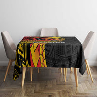Papua New Guinea Tribal Tattoo Tablecloth 50th Independence Anniversary LT9 - Polynesian Pride