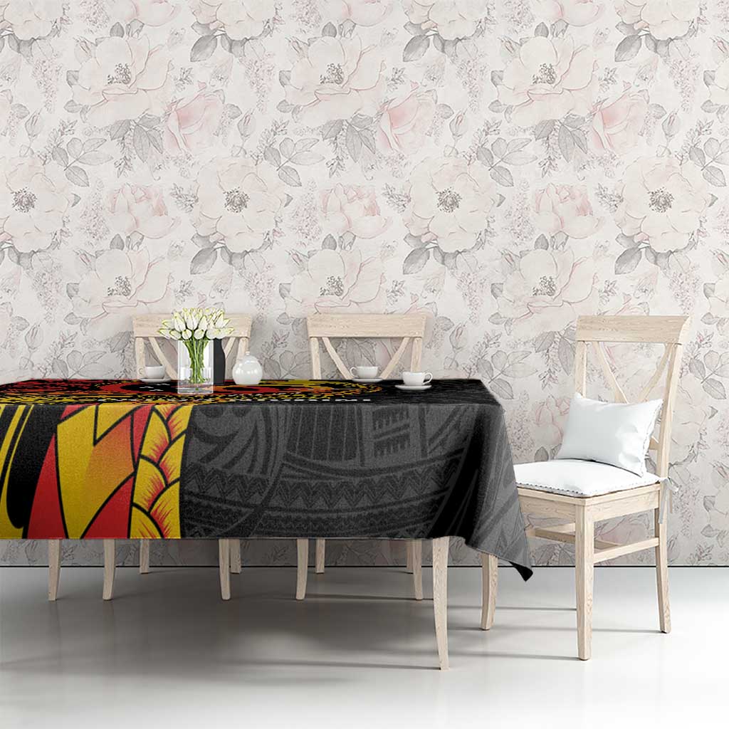 Papua New Guinea Tribal Tattoo Tablecloth 50th Independence Anniversary LT9 - Polynesian Pride