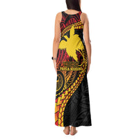 Papua New Guinea Tribal Tattoo Tank Maxi Dress 50th Independence Anniversary LT9 - Polynesian Pride