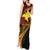 Papua New Guinea Tribal Tattoo Tank Maxi Dress 50th Independence Anniversary