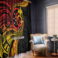 Papua New Guinea Tribal Tattoo Window Curtain 50th Independence Anniversary LT9 - Polynesian Pride