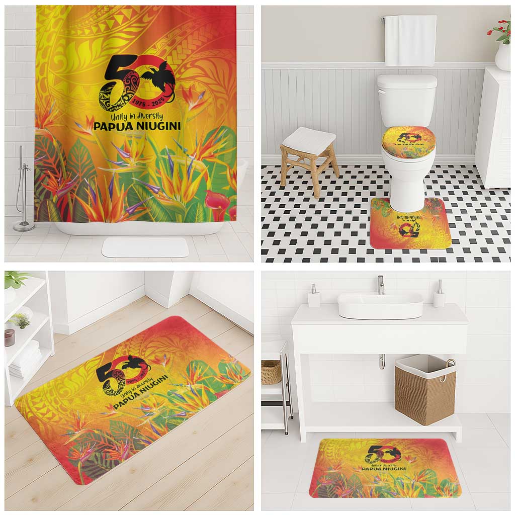 Papua New Guinea Unity in Diversity Bathroom Set 50th Indipendens Papua Niugini LT9 - Polynesian Pride