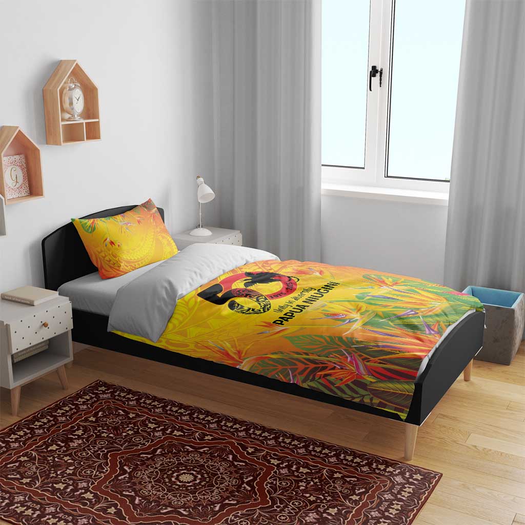 Papua New Guinea Unity in Diversity Bedding Set 50th Indipendens Papua Niugini LT9 - Polynesian Pride