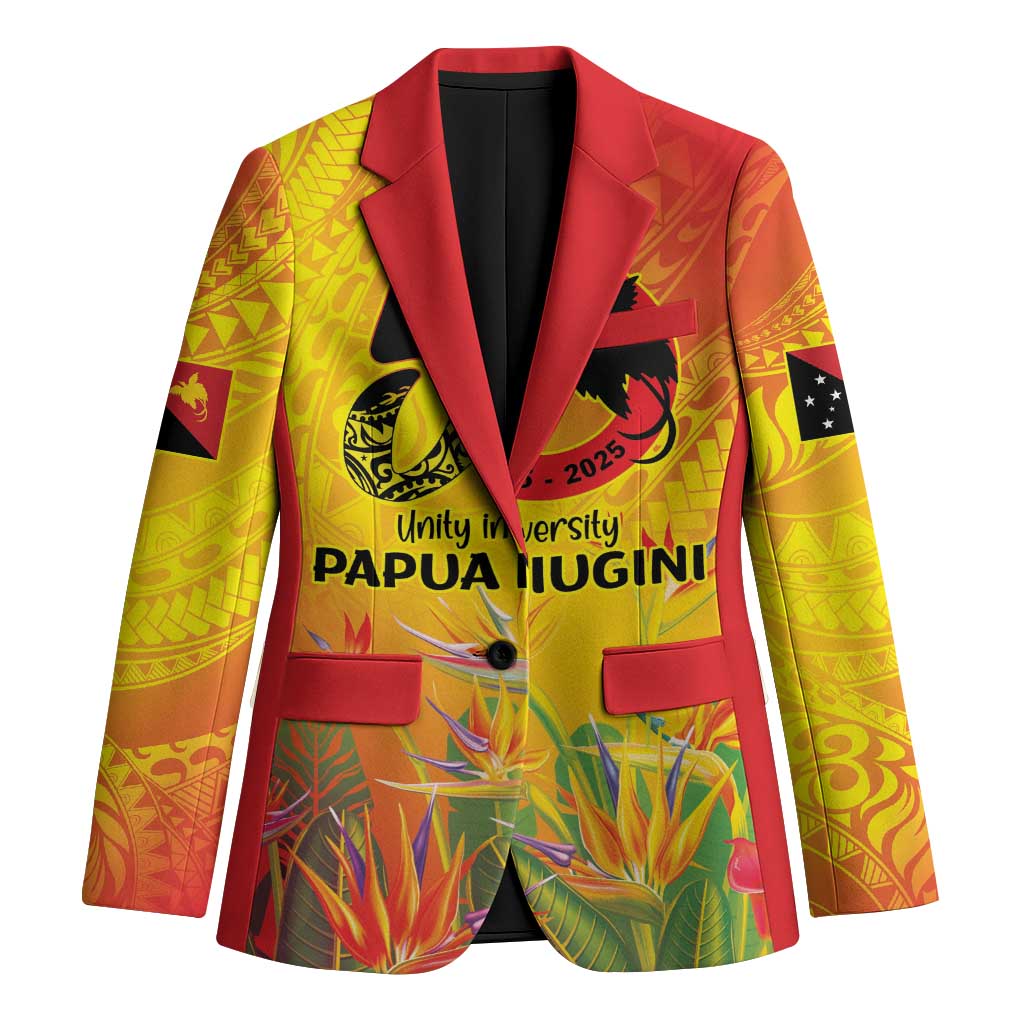 Papua New Guinea Unity in Diversity Blazer 50th Indipendens Papua Niugini LT9 Unisex Gold - Polynesian Pride