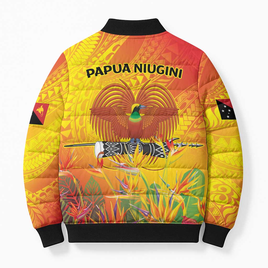 Papua New Guinea Unity in Diversity Bomber Puffer Jacket 50th Indipendens Papua Niugini LT9 - Polynesian Pride