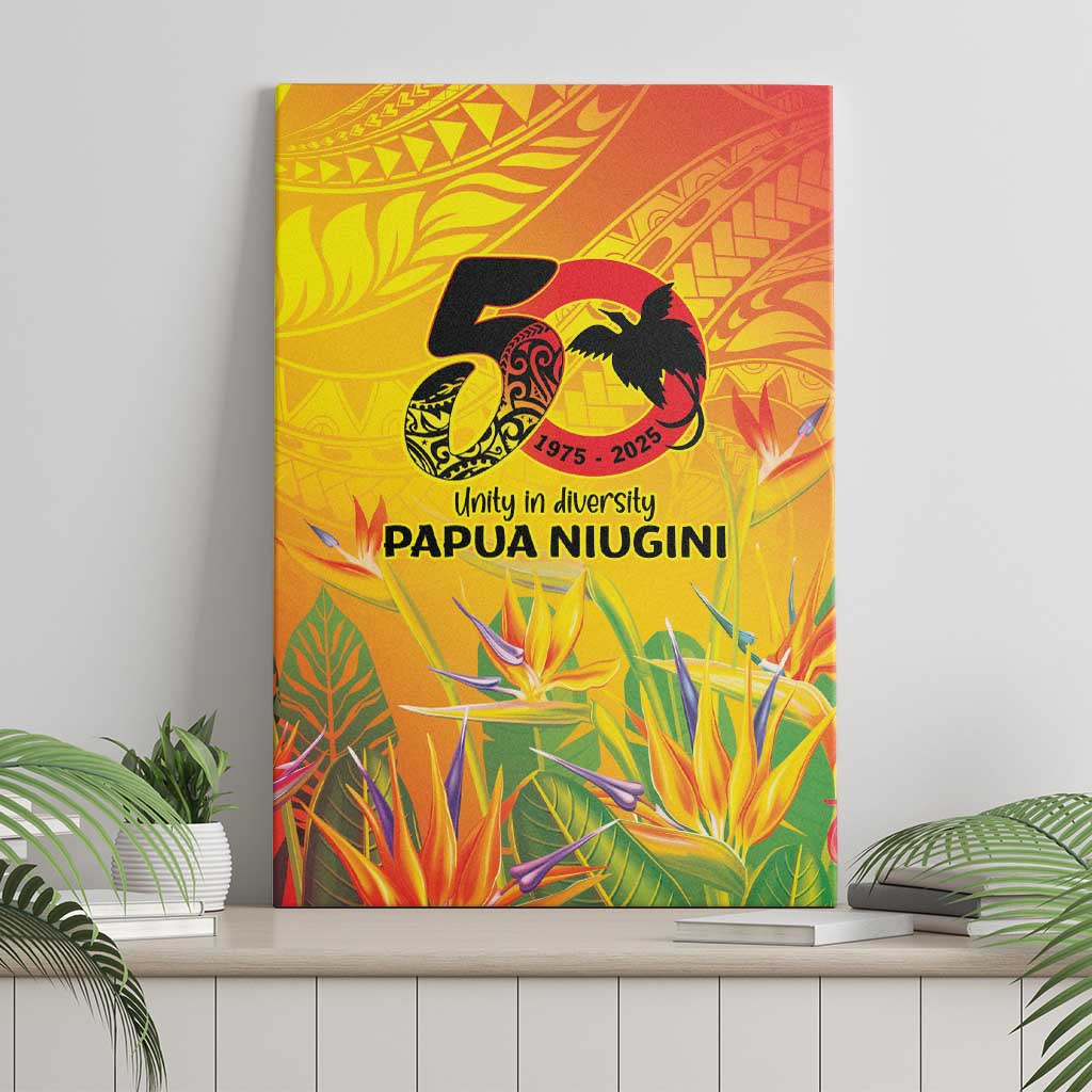 Papua New Guinea Unity in Diversity Canvas Wall Art 50th Indipendens Papua Niugini LT9 - Polynesian Pride