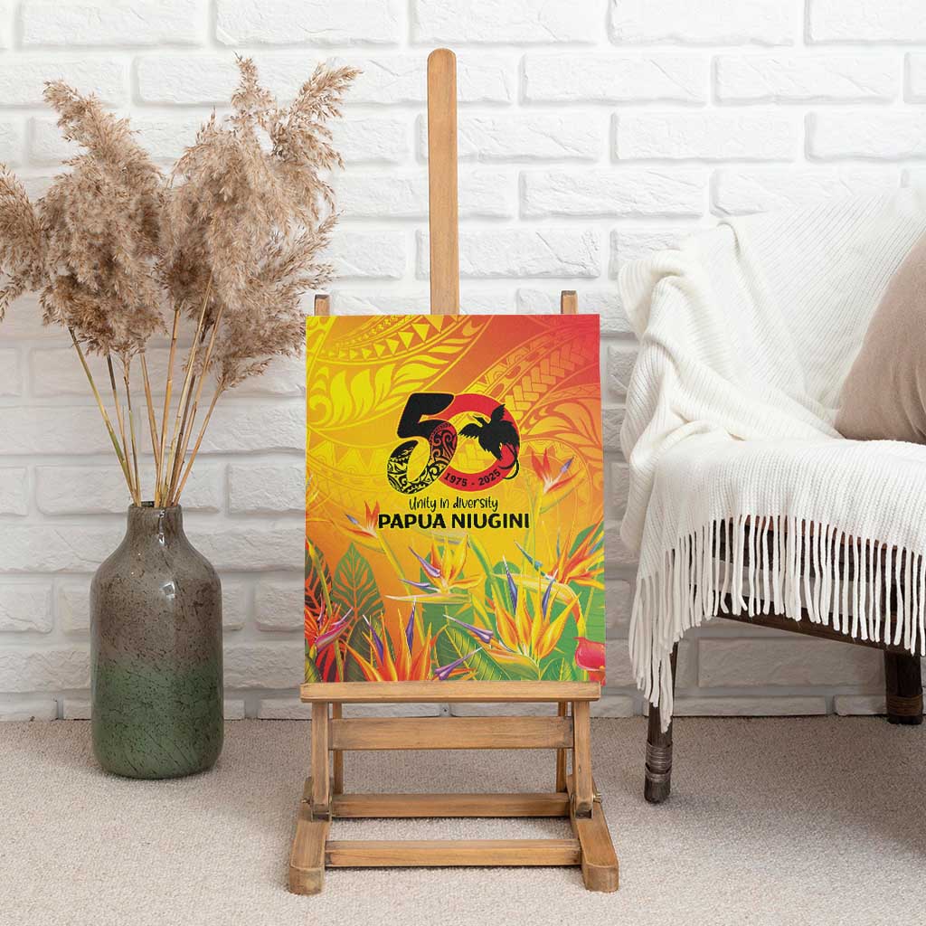 Papua New Guinea Unity in Diversity Canvas Wall Art 50th Indipendens Papua Niugini LT9 - Polynesian Pride