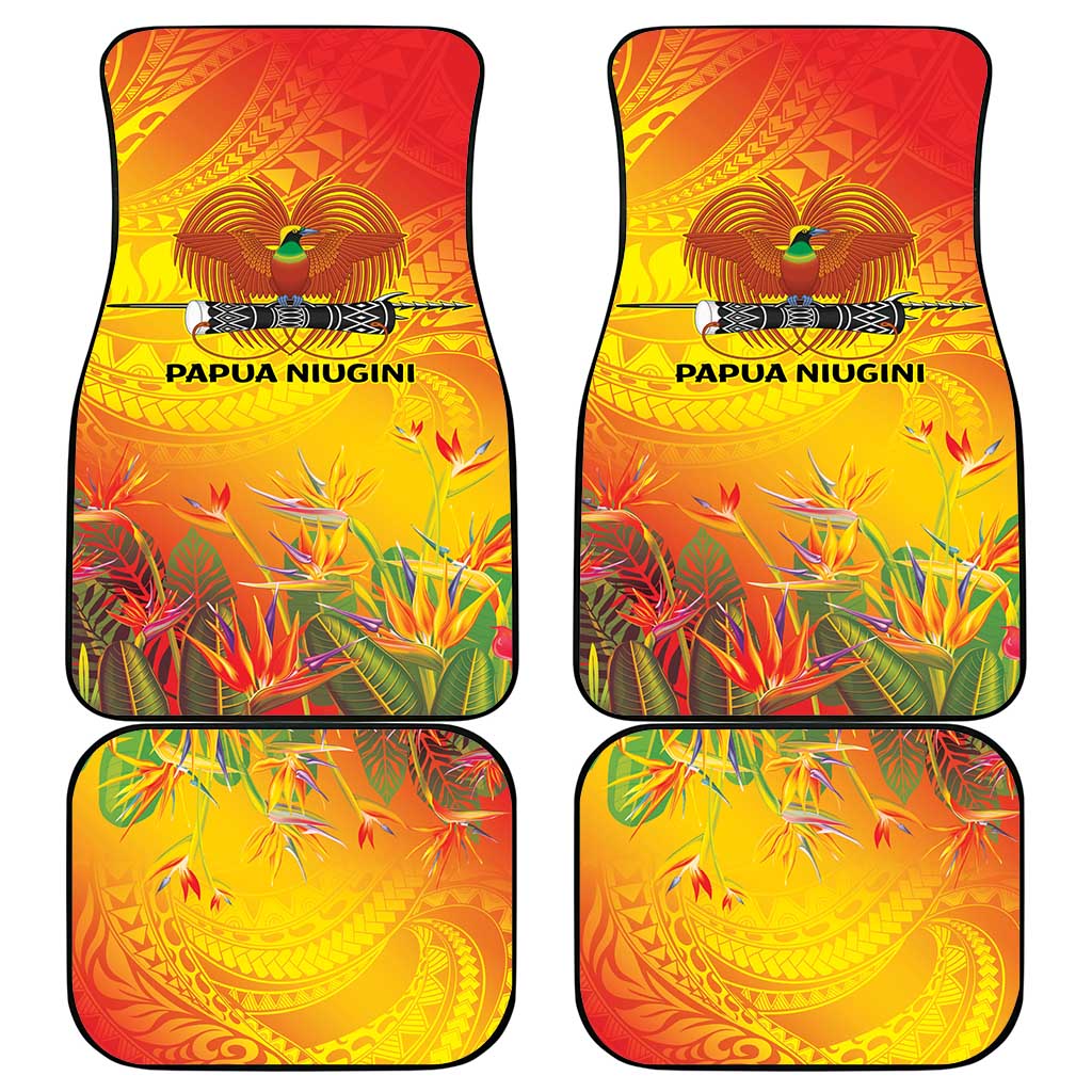 Papua New Guinea Unity in Diversity Car Mats 50th Indipendens Papua Niugini LT9 - Polynesian Pride