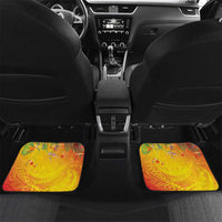 Papua New Guinea Unity in Diversity Car Mats 50th Indipendens Papua Niugini LT9 Set 2pcs - Back Gold - Polynesian Pride