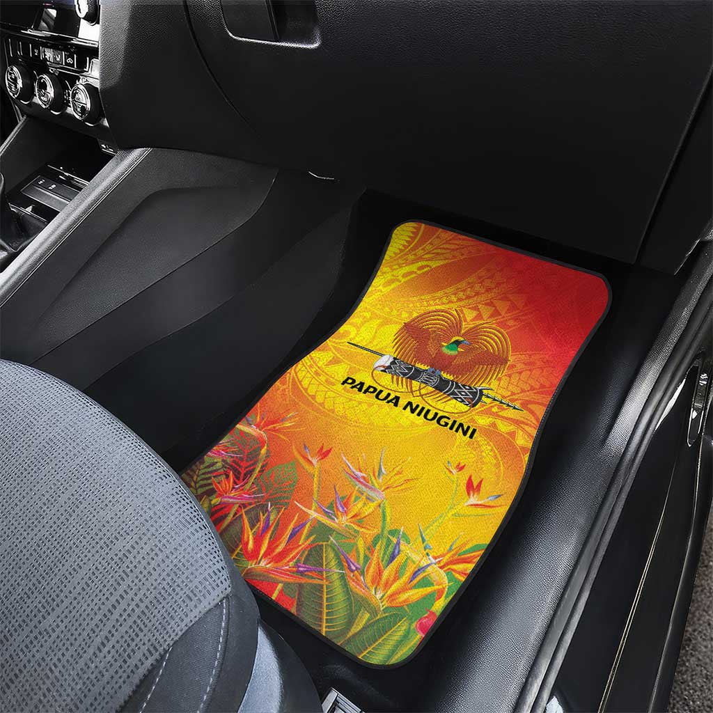 Papua New Guinea Unity in Diversity Car Mats 50th Indipendens Papua Niugini LT9 - Polynesian Pride