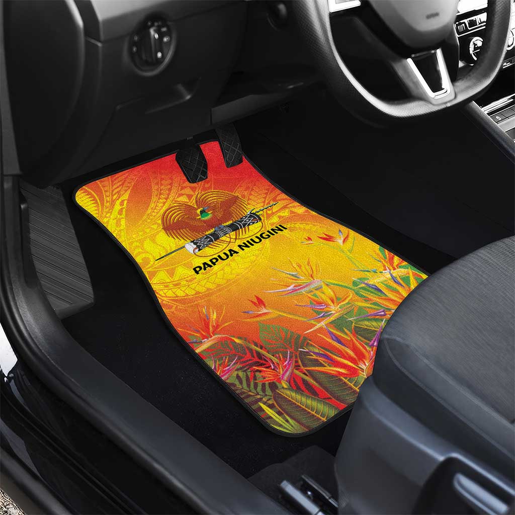 Papua New Guinea Unity in Diversity Car Mats 50th Indipendens Papua Niugini LT9 - Polynesian Pride