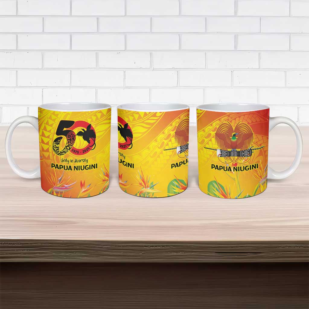 Papua New Guinea Unity in Diversity Ceramic Mug 50th Indipendens Papua Niugini LT9 - Polynesian Pride