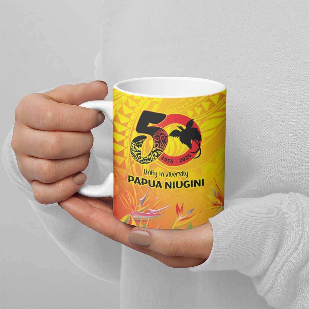 Papua New Guinea Unity in Diversity Ceramic Mug 50th Indipendens Papua Niugini LT9 - Polynesian Pride