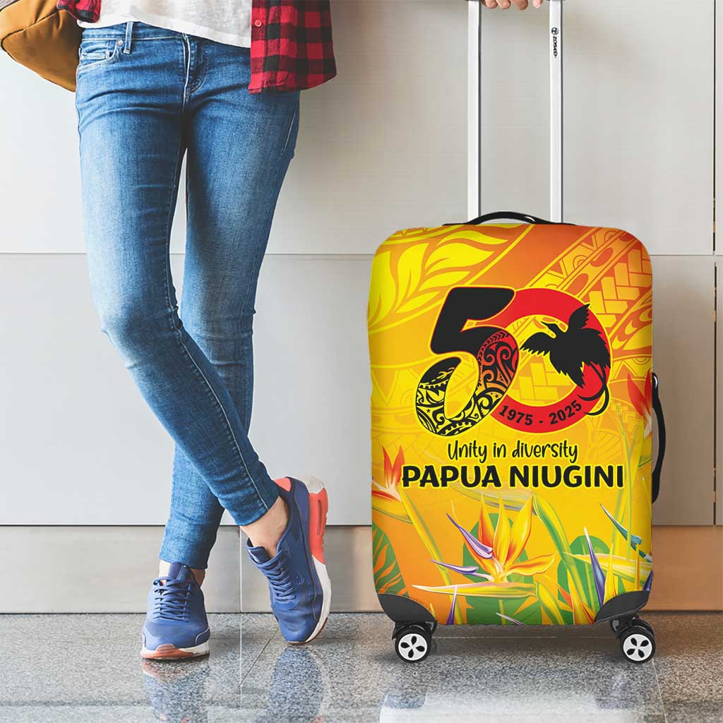 Papua New Guinea Unity in Diversity Luggage Cover 50th Indipendens Papua Niugini LT9 - Polynesian Pride