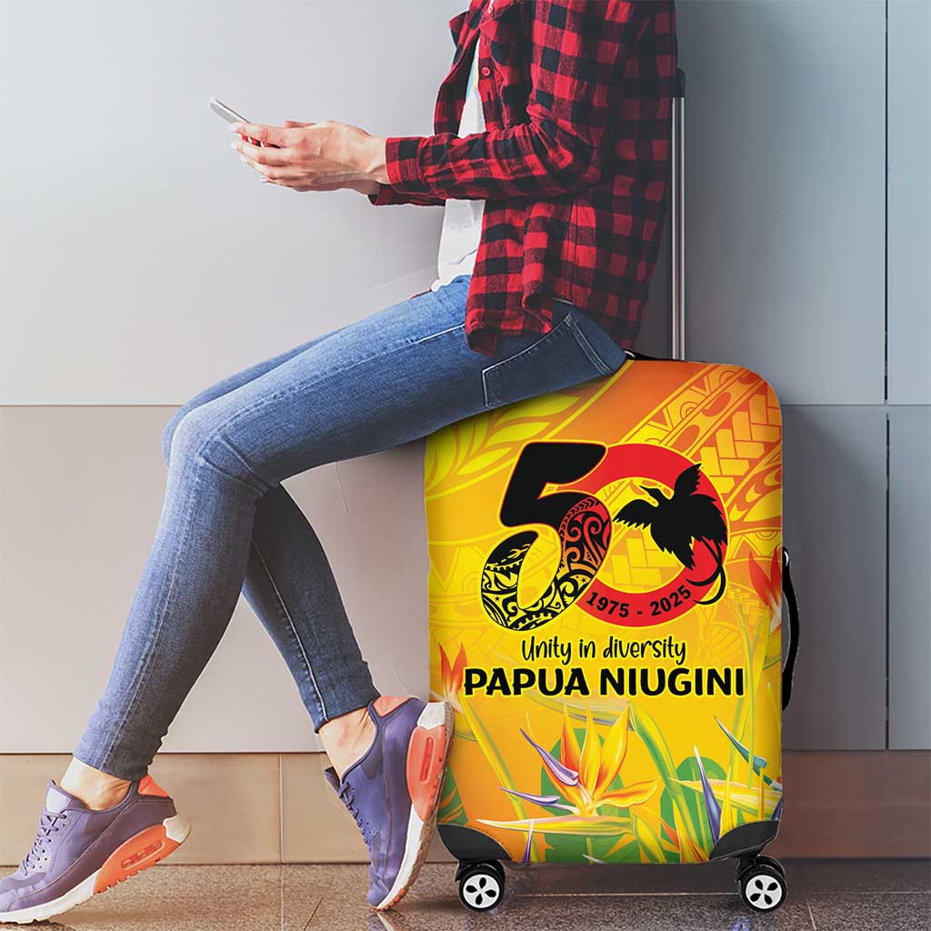 Papua New Guinea Unity in Diversity Luggage Cover 50th Indipendens Papua Niugini LT9 - Polynesian Pride
