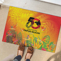 Papua New Guinea Unity in Diversity Rubber Doormat 50th Indipendens Papua Niugini LT9 - Polynesian Pride