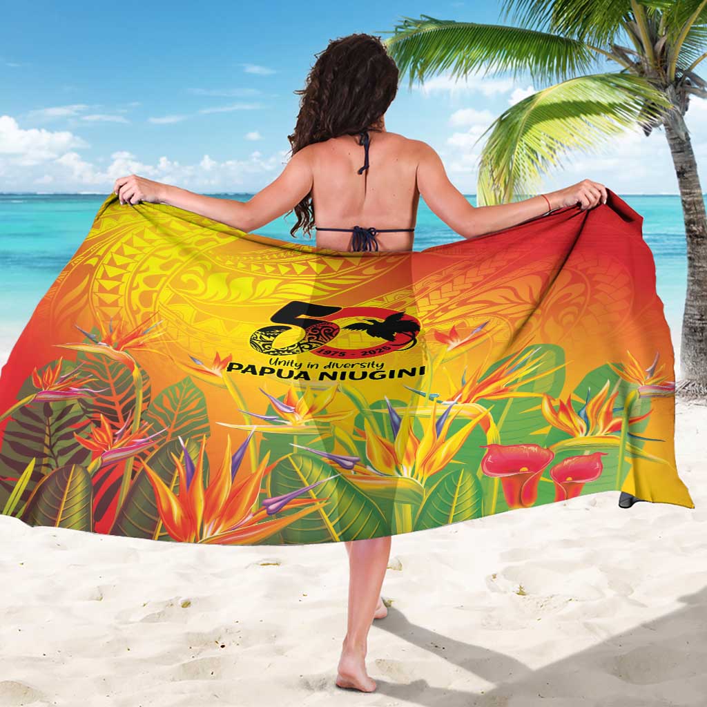 Papua New Guinea Unity in Diversity Sarong 50th Indipendens Papua Niugini LT9 - Polynesian Pride