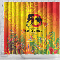 Papua New Guinea Unity in Diversity Shower Curtain 50th Indipendens Papua Niugini LT9 - Polynesian Pride