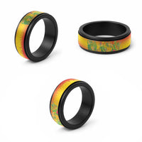 Papua New Guinea Unity in Diversity Spinner Ring 50th Indipendens Papua Niugini LT9 - Polynesian Pride