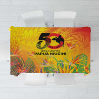 Papua New Guinea Unity in Diversity Tablecloth 50th Indipendens Papua Niugini LT9 Gold - Polynesian Pride