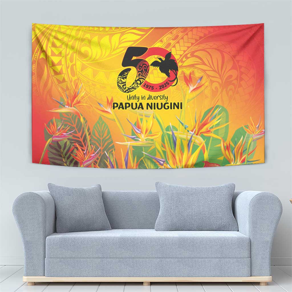 Papua New Guinea Unity in Diversity Tapestry 50th Indipendens Papua Niugini LT9 - Polynesian Pride
