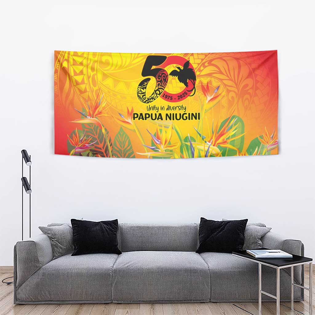Papua New Guinea Unity in Diversity Tapestry 50th Indipendens Papua Niugini LT9 - Polynesian Pride