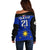 (Custom Text And Number) Philippines Concept Home Football Off Shoulder Sweater Pilipinas Flag Black Style 2023 LT9 - Polynesian Pride