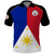 (Custom Text and Number) Philippines Concept Home Football Polo Shirt Pilipinas Flag Black Style 2023 LT9 Black - Polynesian Pride