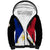 (Custom Text And Number) Philippines Concept Home Football Sherpa Hoodie Pilipinas Flag Black Style 2023 LT9 Unisex Black - Polynesian Pride