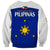 Philippines Concept Home Football Sweatshirt Pilipinas Flag White Style 2023 LT9 - Polynesian Pride