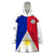 Philippines Concept Home Football Wearable Blanket Hoodie Pilipinas Flag White Style 2023 LT9 One Size White - Polynesian Pride