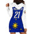 (Custom Text And Number) Philippines Concept Home Football Hoodie Dress Pilipinas Flag White Style 2023 LT9 - Polynesian Pride