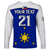 (Custom Text And Number) Philippines Concept Home Football Long Sleeve Shirt Pilipinas Flag White Style 2023 LT9 - Polynesian Pride