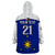 (Custom Text And Number) Philippines Concept Home Football Wearable Blanket Hoodie Pilipinas Flag White Style 2023 LT9 - Polynesian Pride