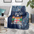 Personalised Fiji 54th Anniversary Blanket Siga Ni Bula Galala Marautaki O Viti LT9