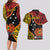 Personalised Papua New Guinea 49th Anniversary Couples Matching Long Sleeve Bodycon Dress and Hawaiian Shirt Hapi De bilong Indipendens Papua Niugini