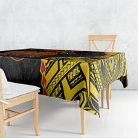 Personalised Papua New Guinea 49th Anniversary Tablecloth Hapi De bilong Indipendens Papua Niugini LT9 - Polynesian Pride