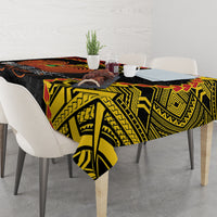 Personalised Papua New Guinea 49th Anniversary Tablecloth Hapi De bilong Indipendens Papua Niugini LT9 - Polynesian Pride