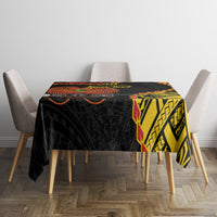 Personalised Papua New Guinea 49th Anniversary Tablecloth Hapi De bilong Indipendens Papua Niugini LT9 - Polynesian Pride