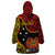 Personalised Papua New Guinea 49th Anniversary Wearable Blanket Hoodie Hapi De bilong Indipendens Papua Niugini