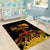 Personalised Papua New Guinea 49th Anniversary Area Rug Bird of Paradise Unity In Diversity