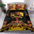 Personalised Papua New Guinea 49th Anniversary Bedding Set Bird of Paradise Unity In Diversity