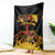 Personalised Papua New Guinea 49th Anniversary Blanket Bird of Paradise Unity In Diversity