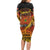 Personalised Papua New Guinea 49th Anniversary Long Sleeve Bodycon Dress Bird of Paradise Unity In Diversity