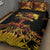 Personalised Papua New Guinea 49th Anniversary Quilt Bed Set Bird of Paradise Unity In Diversity