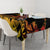 Personalised Papua New Guinea 49th Anniversary Tablecloth Bird of Paradise Unity In Diversity