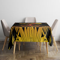 Personalised Papua New Guinea 49th Anniversary Tablecloth Bird of Paradise Unity In Diversity LT9 - Polynesian Pride