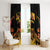 Personalised Papua New Guinea 49th Anniversary Window Curtain Bird of Paradise Unity In Diversity