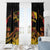 Personalised Papua New Guinea 49th Anniversary Window Curtain Bird of Paradise Unity In Diversity